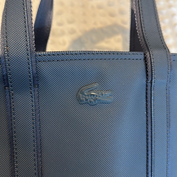LACOSTE Classic Coated Pique Tote Bag - Picture 6 of 9
